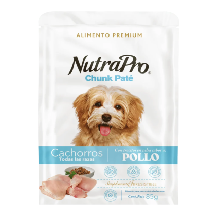 NUTRAPRO POUCH PERROS 85GR: CACHORRO