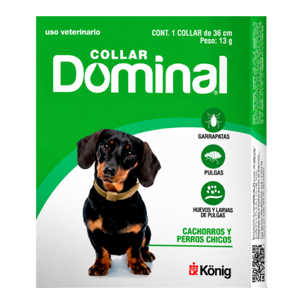 DOMINAL COLLAR ANTIPULGAS PERROS MINIATURAS (35 CM-S)