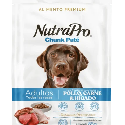 NUTRAPRO POUCH PERROS 85GR:  ADULTO