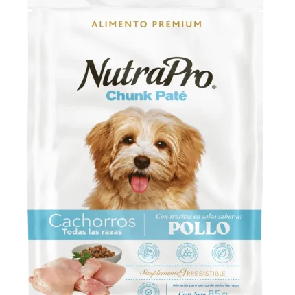 NUTRAPRO POUCH PERROS 85GR: CACHORRO