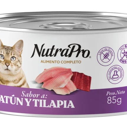 NUTRAPRO LATA GATO ATÚN / TILAPIA 85GR