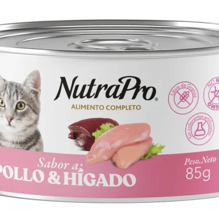 NUTRAPRO LATA GATO POLLO / HÍGADO 85GR